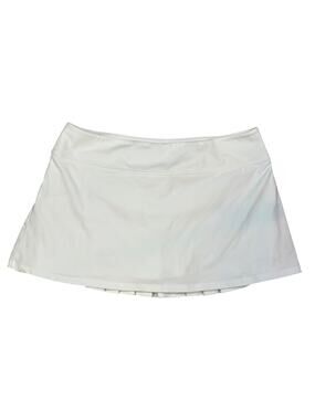 Pickletini White Pleated Pickleball Tennis Skort Women's XL Athletic Activewear